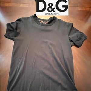 Dolce & Gabbana Charcoal Gray Men's Tee